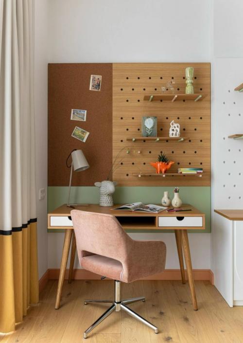 Колорблокинг: квартира в Москве для семьи с двумя детьми. 04