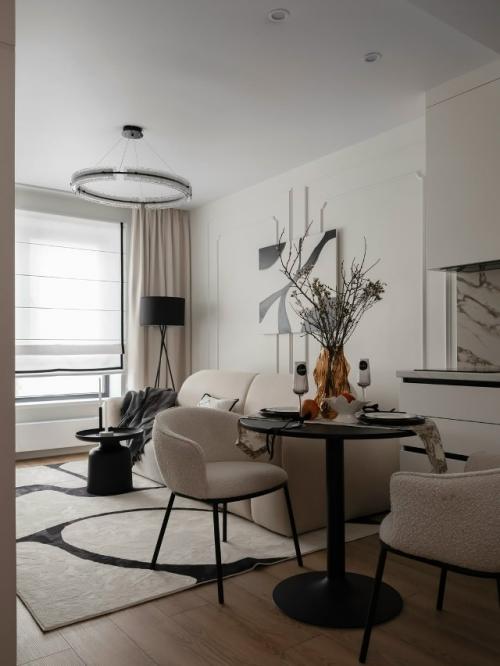 Кухня - гостиная, прихожая (35 кв. 01