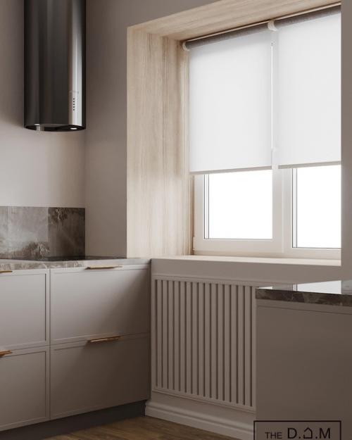 Рада вам презентовать новый проект, пока кухню - гостиную. 07