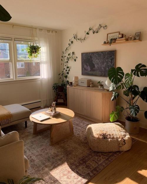 Хозяйка этого интерьера Натали говорит: моя кухня - гостиная постоянно меняется. 04