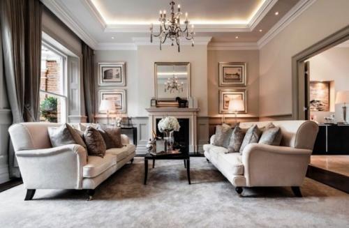 Арт - деко в интерьере гостинной: советы по оформлению. 07