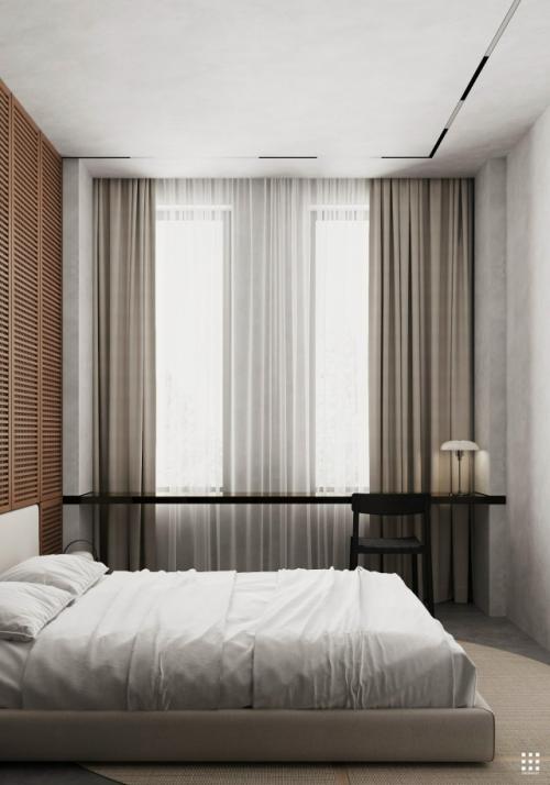 Современный проект квартиры 62 м 2 в Москве. 09