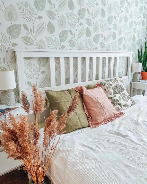 Уютная спальня. В светлых оттенках. 06