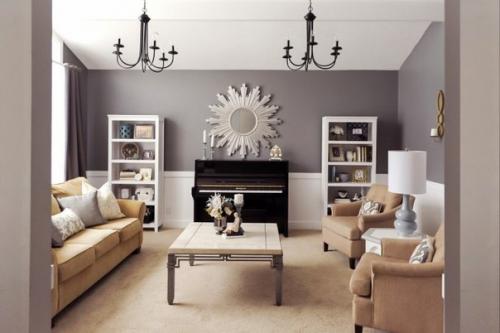 Арт - деко в интерьере гостинной: советы по оформлению. 06