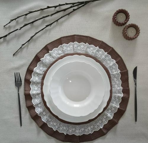 Набор тканевых салфеток - идеальное решение для создания стильной сервировки вашего стола.  