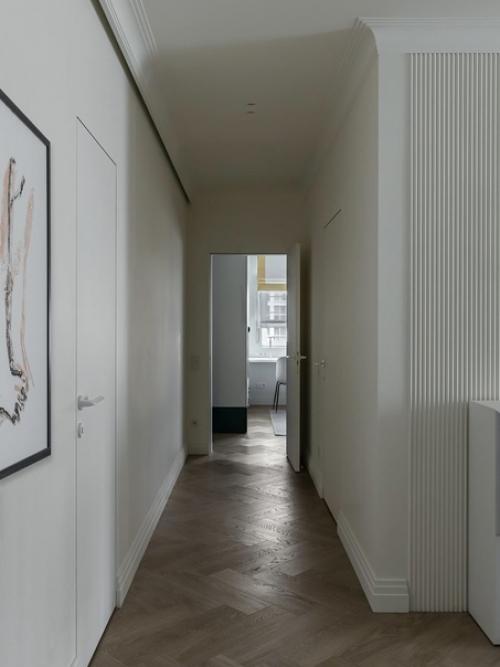 Реализованный интерьер современной квартиры с яркими акцентами в Минске. 06