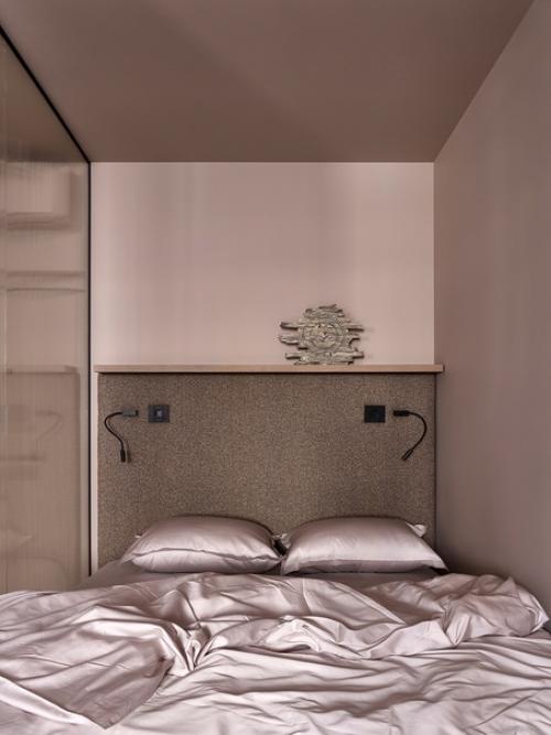 Монохромный интерьер 1-комнатной квартиры 37 кв. 03