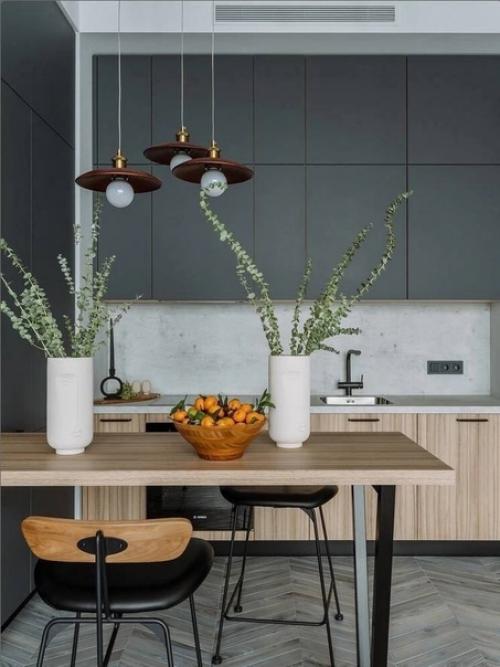 Квартира - студия с элементами стиля лофт. 01