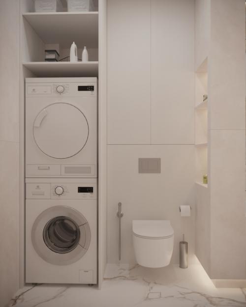 Дизайн - проект ванной комнаты в квартире в волгаре. 03