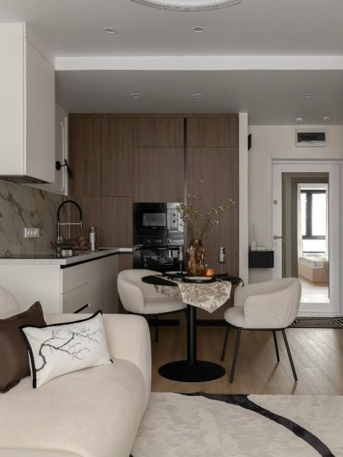 Кухня - гостиная, прихожая (35 кв. 05