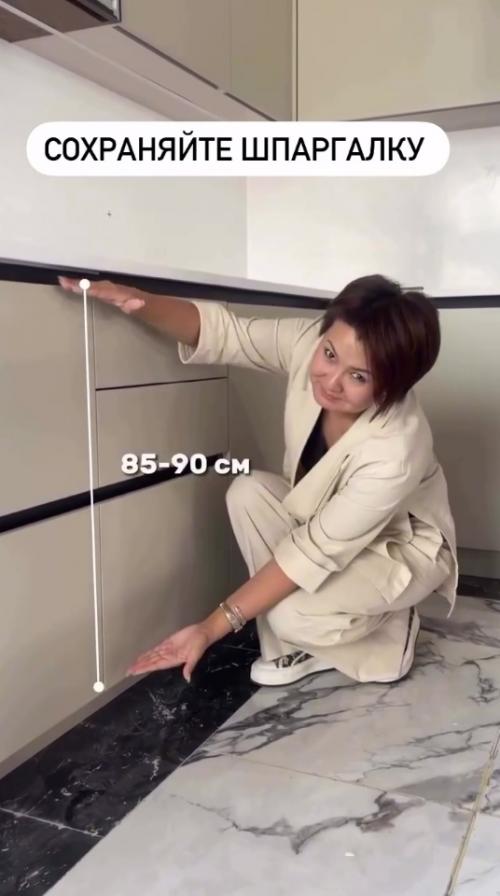 Мы запоминаем правильные пропорции для идеальной кухни.

