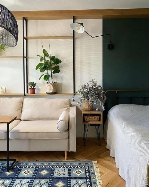 Вот такая необычная интерпретация интерьера хрущевки получилась у дизайнера Olga_About_Design. 04