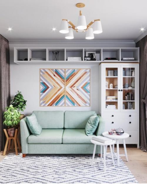 Светлая и уютная квартира для молодой девушки. 02