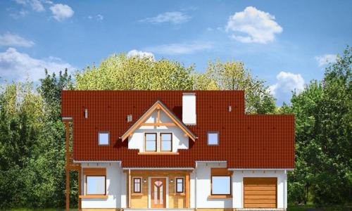 Шикарный мансардный дом. 04