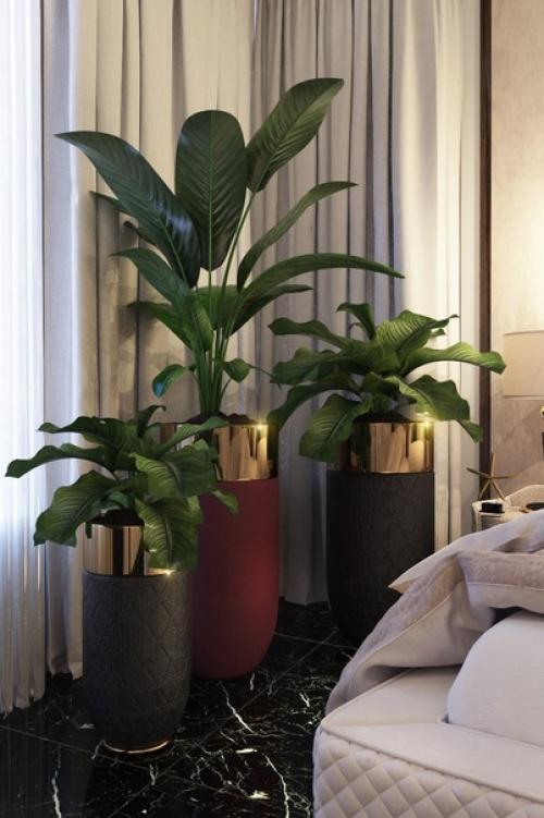 Элегантная спальня с гардеробом Жемчуг на Маленьком Черном Платье Коко Шаннель. 02