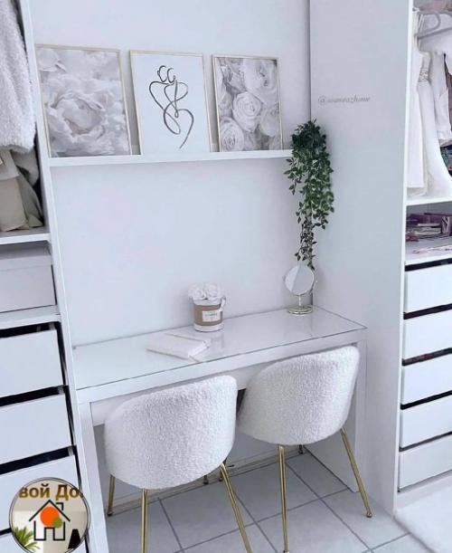 Уютный интерьер. В белом цвете. 03