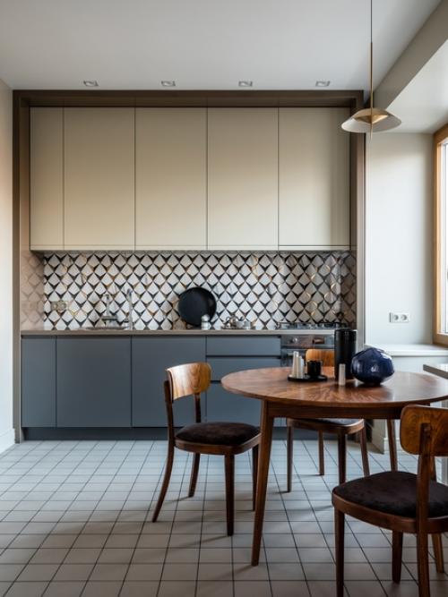 Дизайнеры студии лены ленских создали современный интерьер с использованием винтажной мебели, сохранившейся у хозяев. 03