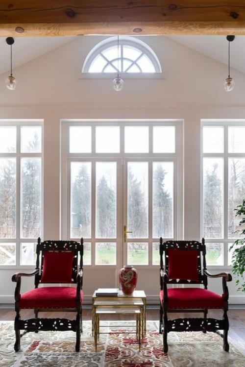 Дом в ПОДМОСКОВЬЕ. Дизайнер Наташа Федосеева оформила дом из бруса площадью 252 кв. 02