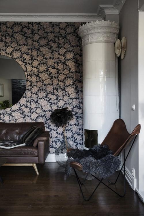 Обои с рисунком в интерьере: 10 идей ч. 2. 03