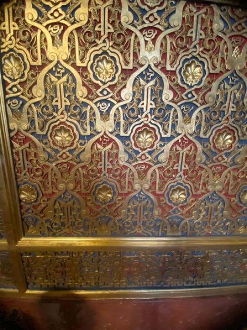 Мавританская гостиная. Золотая гостиная считается невероятно модным, по Меркам 1880-х годов интерьером. 03