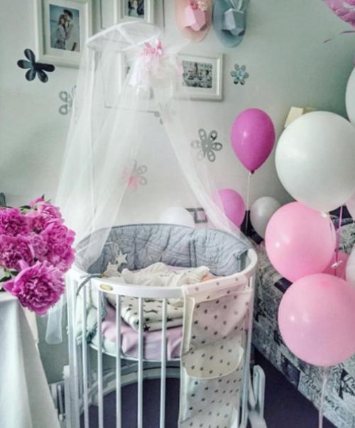 Елена кулецкая комнату новорожденной дочки показала. 01