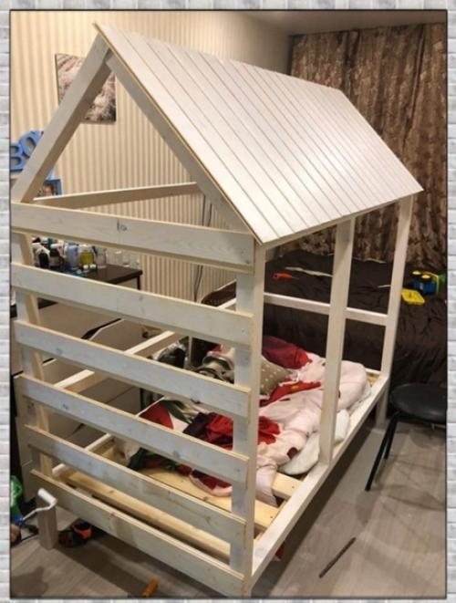 Процесс оформления детской кроватки. 04