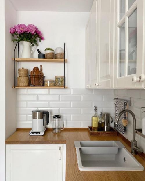 Дизайн кухни в классическом белом цвете Ксении Ksenia_Bakhmutova. 08