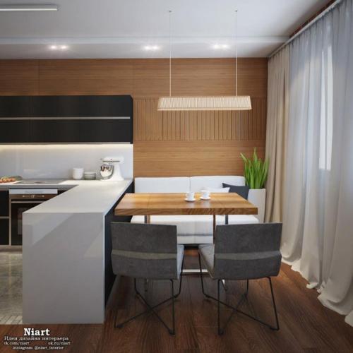 Проект интерьера студии с элементами лофта. 05