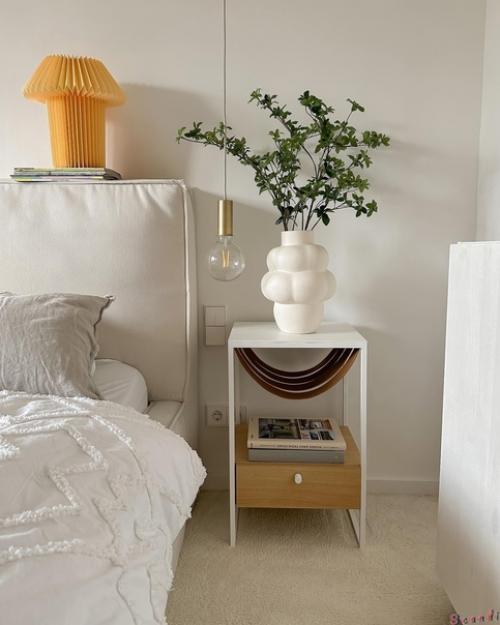 Красивые бежевые оттенки в дизайне уютного скандинавского дома. 06