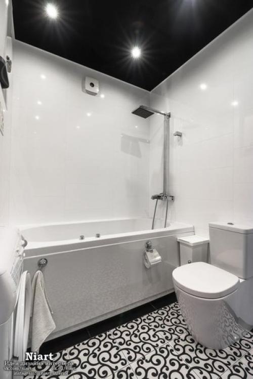 Контрастный дизайн однокомнатной квартиры 36 кв. 09