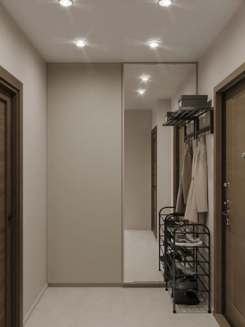 Проект однокомнатной квартиры 41, 2 м 2 (45, 7 м 2 с балконом) в ЖК погода в Перми. 07