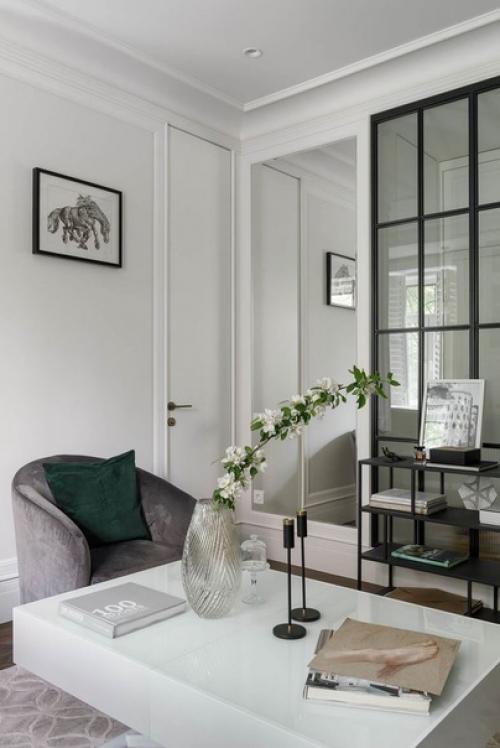 Дизайн кухни - гостиной площадью 19 кв. 05