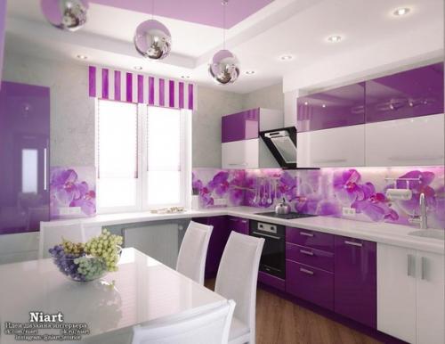 Скинали из стекла для кухни - как создать. 03