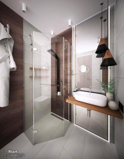 Современный и функциональный дизайн квартиры - студии 25 кв. 05