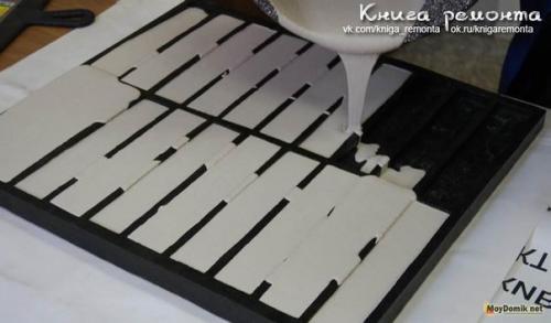 Как сделать искусственный декоративный камень из гипса своими руками. 05