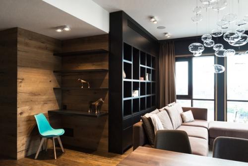 Трехкомнатные апартаменты.  Мебель и предметы интерьера изготовлены по единому дизайн - проекту.