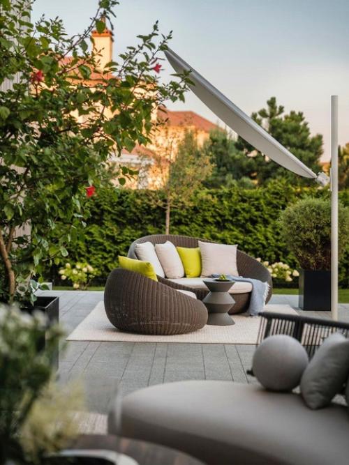 Современный кабинет и терраса - акценты для загородной жизни. 07