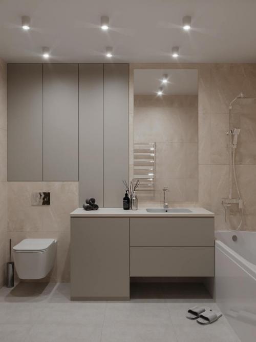 Проект однокомнатной квартиры 41, 2 м 2 (45, 7 м 2 с балконом) в ЖК погода в Перми. 08