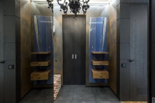 Трехкомнатные апартаменты.  Мебель и предметы интерьера изготовлены по единому дизайн - проекту. 02