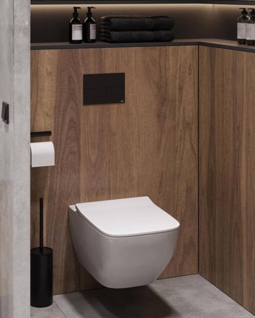 Стильный и очень интересный интерьер санузла, площадью 6. 8 кв. 04