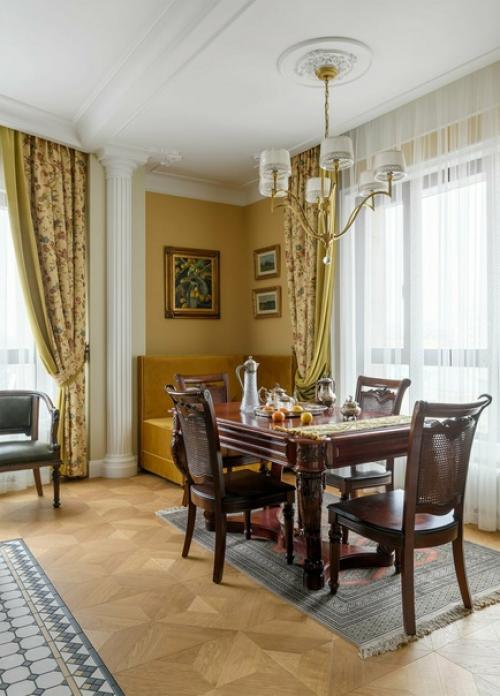 Квартира дипломата. Дизайнер Татьяна Сорокина - Ильина создала классический интерьер для возрастной пары в квартире площадью 82, 5 кв. 02