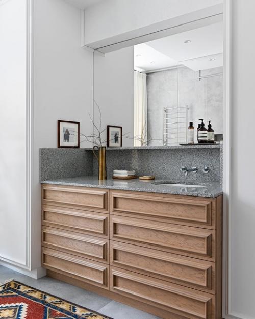 Реализованный интерьер квартиры в старом доме для молодой пары. 08