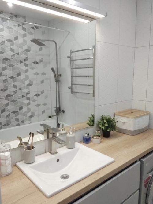 Вот как мы свою ванную комнату с санузлом обустроили. 03