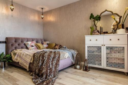 Очень необычный интерьер квартиры с элементами индийского стиля. 06