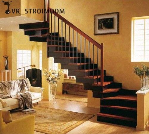 Лестница на ДАЧЕ своими руками. 08