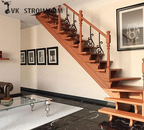 Лестница на ДАЧЕ своими руками. 06