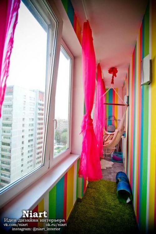 Дизайн закрытой лоджии. 03