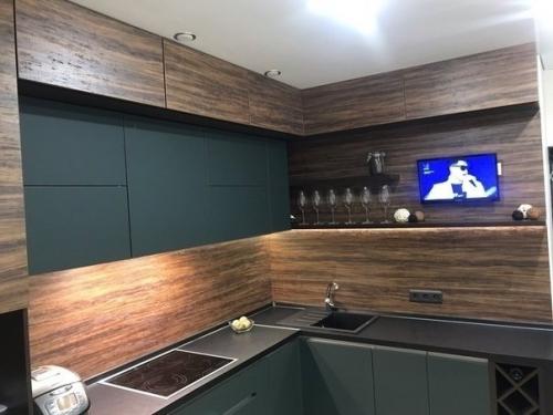 Как вам наша новенькая кухня? 01