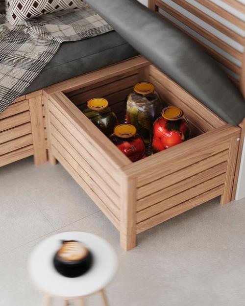 Уютная и стильная лоджия. 01