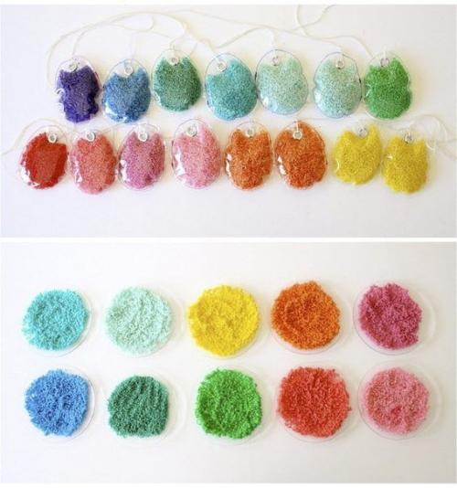 Цветной рис для детских игр и декора. 05